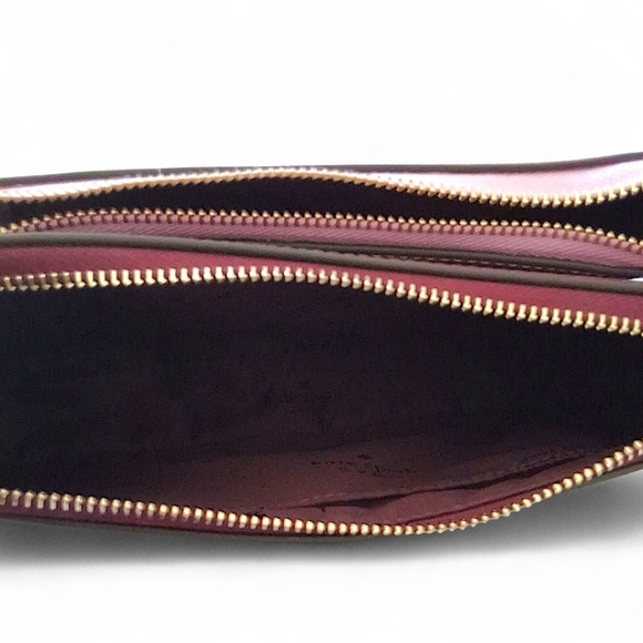 Kate Spade Duet Crossbody Duo Bag Colorblock Soft Blackberry & Pink - Picture 12 of 16